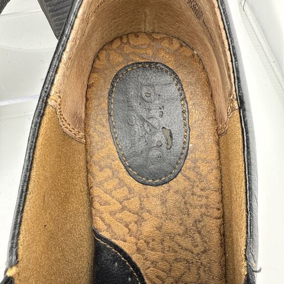 Born Concepts B.O.C Kimy Black Clog Bootie Size 10 C03603 Block Heel Slip On EUC - Picture 4 of 12